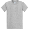 Custom Port & Co Essential Tee. Ash Heather Gray