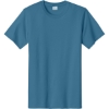 Custom Port & Co Essential Tee. Colonial Blue
