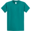Custom Port & Co Essential Tee. Jade Green