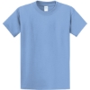 Custom Port & Co Essential Tee. Light Blue
