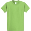 Custom Port & Co Essential Tee. Lime Green