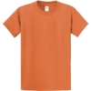 Custom Port & Co Essential Tee. Orange Sherbet