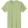Custom Port & Co Essential Tee. Pistachio Green