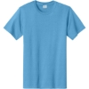 Custom Port & Co Tall Essential Tee. Aquatic Blue