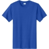 Custom Port & Co Tall Essential Tee. Royal Blue
