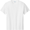 Custom Port & Co Tall Essential Tee. White