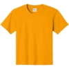 Custom Port & Co Youth Essential Tee. Gold