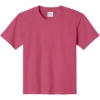 Custom Port & Co Youth Essential Tee. Sangria Pink