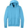 Custom Port & Co Easy Fleece Pullover Hooded Sweatshirt Aquatic Blue