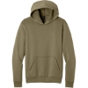 Custom Port & Co Easy Fleece Pullover Hooded Sweatshirt Coyote Brown