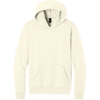 Custom Port & Co Easy Fleece Pullover Hooded Sweatshirt Ivory Beige