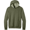 Custom Port & Co Easy Fleece Pullover Hooded Sweatshirt Olive Drab Green Heather