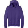 Custom Port & Co Easy Fleece Pullover Hooded Sweatshirt Team Purple