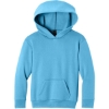 Custom Port & Co Youth Easy Fleece Pullover Hooded Sweatshirt Aquatic Blue