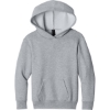 Custom Port & Co Youth Easy Fleece Pullover Hooded Sweatshirt Athletic Heather Gray