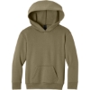 Custom Port & Co Youth Easy Fleece Pullover Hooded Sweatshirt Coyote Brown