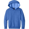 Custom Port & Co Youth Easy Fleece Pullover Hooded Sweatshirt Heather Royal Blue