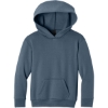 Custom Port & Co Youth Easy Fleece Pullover Hooded Sweatshirt Steel Blue