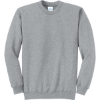 Custom Port & Co Core Fleece Crewneck Sweatshirt. Athletic Heather Gray