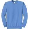 Custom Port & Co Core Fleece Crewneck Sweatshirt. Carolina Blue