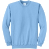 Custom Port & Co Core Fleece Crewneck Sweatshirt. Light Blue
