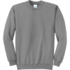 Custom Port & Co Core Fleece Crewneck Sweatshirt. MediumGrey