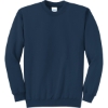 Custom Port & Co Core Fleece Crewneck Sweatshirt. Navy Blue