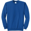 Custom Port & Co Core Fleece Crewneck Sweatshirt. Royal Blue
