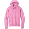 Custom Port & Co Core Fleece Pullover Hooded Sweatshirt. Candy Pink