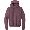 Custom Port & Co Core Fleece Pullover Hooded Sweatshirt. Heather Athletic Maroon Red