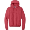 Custom Port & Co Core Fleece Pullover Hooded Sweatshirt. Heather Red