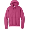 Custom Port & Co Core Fleece Pullover Hooded Sweatshirt. Sangria Pink