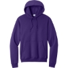 Custom Port & Co Core Fleece Pullover Hooded Sweatshirt. Team Purple