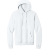 Custom Port & Co Core Fleece Pullover Hooded Sweatshirt. White