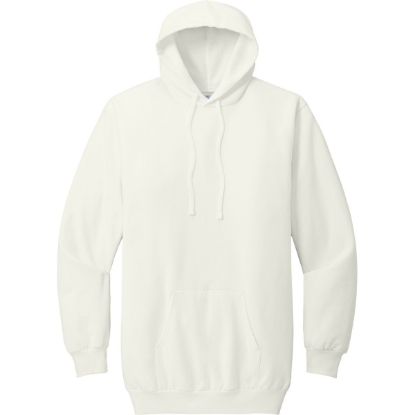 Custom Port & Co Core Fleece PFD Pullover Hooded Sweatshirt PFD White
