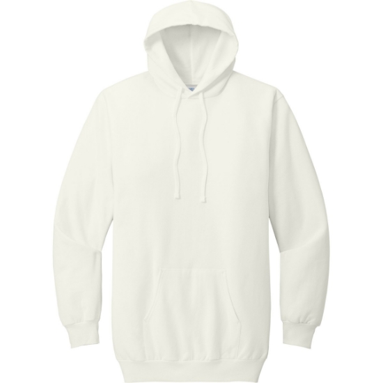Custom Port & Co Core Fleece PFD Pullover Hooded Sweatshirt PFD White
