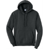 Custom Port & Co Tall Core Fleece Pullover Hooded Sweatshirt Black Heather