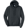 Custom Port & Co Tall Core Fleece Pullover Hooded Sweatshirt Dark Hthr Grey