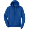 Custom Port & Co Tall Core Fleece Pullover Hooded Sweatshirt Royal Blue