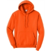 Custom Port & Co Tall Core Fleece Pullover Hooded Sweatshirt S. Orange