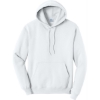 Custom Port & Co Tall Core Fleece Pullover Hooded Sweatshirt White