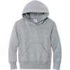 Custom Port & Co Youth Core Fleece Pullover Hooded Sweatshirt Athletic Heather Gray