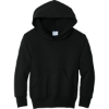 Custom Port & Co Youth Core Fleece Pullover Hooded Sweatshirt Jet Black