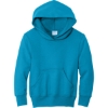 Custom Port & Co Youth Core Fleece Pullover Hooded Sweatshirt Sapphire Blue