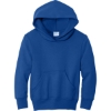 Custom Port & Co Youth Core Fleece Pullover Hooded Sweatshirt True Royal Blue