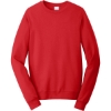 Custom Port & Co Fan Favorite Fleece Crewneck Sweatshirt. Bright Red