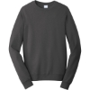 Custom Port & Co Fan Favorite Fleece Crewneck Sweatshirt. Charcoal Gray
