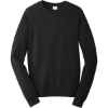 Custom Port & Co Fan Favorite Fleece Crewneck Sweatshirt. Jet Black