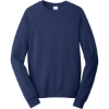 Custom Port & Co Fan Favorite Fleece Crewneck Sweatshirt. Team Navy Blue