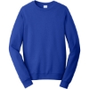 Custom Port & Co Fan Favorite Fleece Crewneck Sweatshirt. True Royal Blue